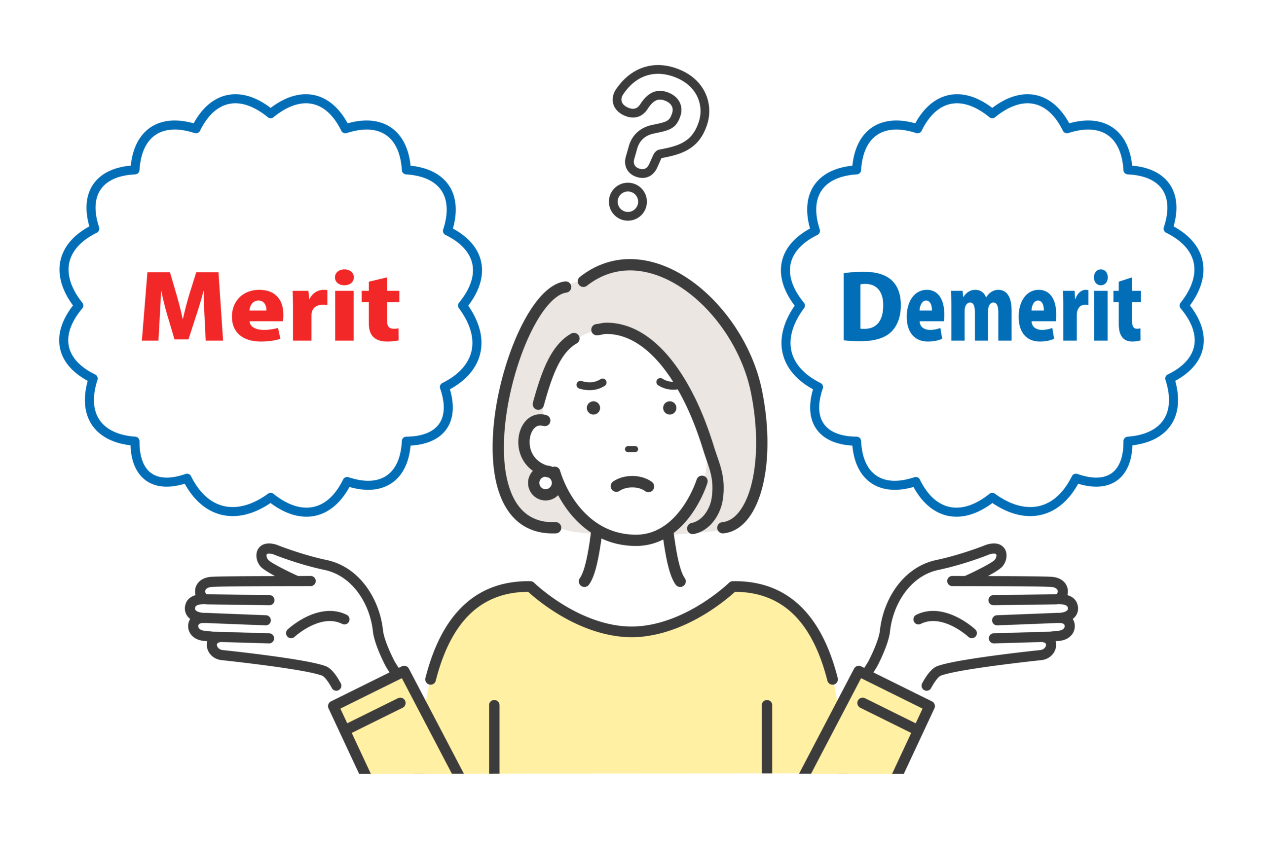 54760359_MotionElements_png-merit-demerit-a-young-woman-struggling-to-d